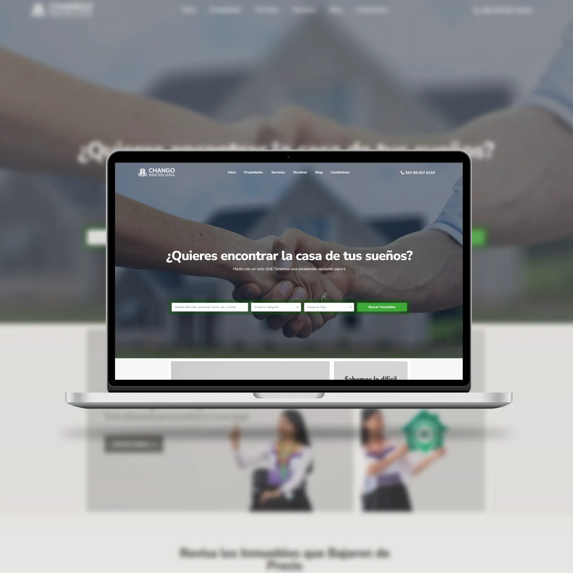 Inmobiliaria chango by capital web studios